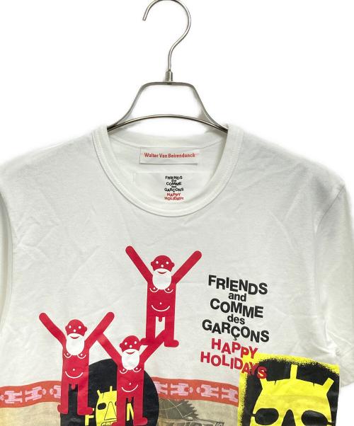 WALTER VAN BEIRENDONCK（ウォルター ヴァン ベイレンドンク）Walter Van Beirendonck (ウォルター ヴァン ベイレンドンク) COMME des GARCONS (コムデギャルソン) AD2018 パクパクプリントTシャツ ホワイト サイズ:Sの古着・服飾アイテム
