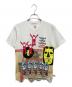 Walter Van Beirendonck（ウォルター ヴァン ベイレンドンク）の古着「AD2018 パクパクプリントTシャツ」｜ホワイト