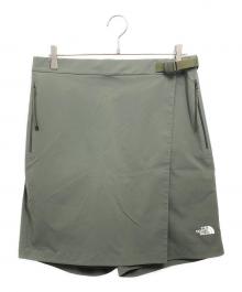 THE NORTH FACE×HYKE（ザ ノース フェイス×ハイク）の古着「Wrap Skirt　TEC RAP SHORT」｜オリーブ