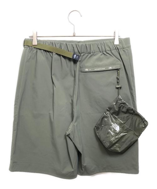 THE NORTH FACE（ザ ノース フェイス）THE NORTH FACE (ザ ノース フェイス) HYKE (ハイク) Wrap Skirt　TEC RAP SHORT オリーブ サイズ:Lの古着・服飾アイテム
