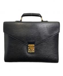 LOUIS VUITTON（ルイ ヴィトン）の古着「ブリーフケース　エピ」｜ブラック