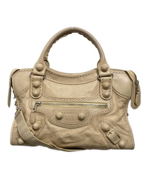 BALENCIAGA（バレンシアガ）BALENCIAGA (バレンシアガ) ジャイアントシティ 2WAYトートバッグ ベージュの古着・服飾アイテム