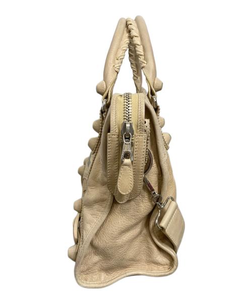 BALENCIAGA（バレンシアガ）BALENCIAGA (バレンシアガ) ジャイアントシティ 2WAYトートバッグ ベージュの古着・服飾アイテム