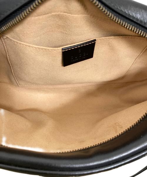 GUCCI（グッチ）GUCCI (グッチ) GGマーモントスモールショルダーバッグ ブラックの古着・服飾アイテム
