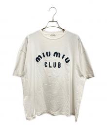MIU MIU（ミュウミュウ）の古着「CLUB Tシャツ」｜ホワイト