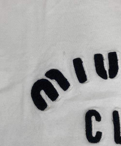 MIU MIU（ミュウミュウ）MIU MIU (ミュウミュウ) CLUB Tシャツ ホワイト サイズ:XSの古着・服飾アイテム
