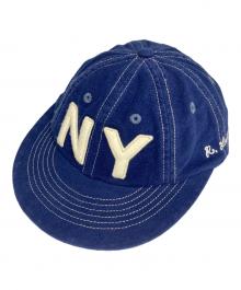 POLO RALPH LAUREN（ポロ・ラルフローレン）の古着「ブラッシュドシャモアボールキャップ」｜ネイビー