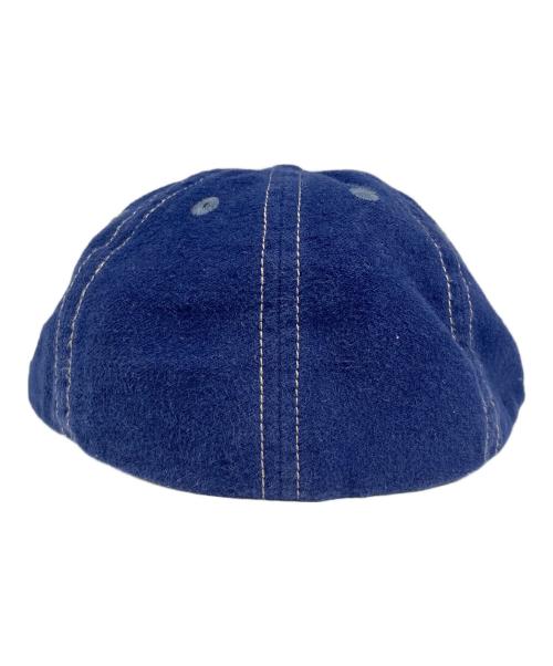 POLO RALPH LAUREN（ポロ・ラルフローレン）POLO RALPH LAUREN (ポロ・ラルフローレン) ブラッシュドシャモアボールキャップ ネイビー サイズ:M/58cmの古着・服飾アイテム