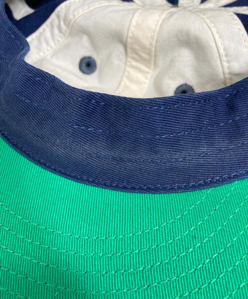 POLO RALPH LAUREN（ポロ・ラルフローレン）POLO RALPH LAUREN (ポロ・ラルフローレン) ブラッシュドシャモアボールキャップ ネイビー サイズ:M/58cmの古着・服飾アイテム