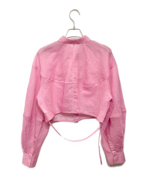 MAISON SPECIAL（メゾンスペシャル）MAISON SPECIAL (メゾンスペシャル) シアーシャツ ピンク サイズ:FREEの古着・服飾アイテム