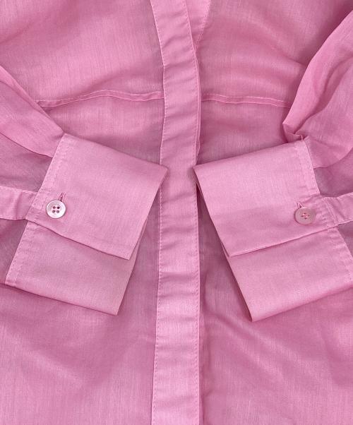 MAISON SPECIAL（メゾンスペシャル）MAISON SPECIAL (メゾンスペシャル) シアーシャツ ピンク サイズ:FREEの古着・服飾アイテム