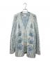 08sircus（ゼロエイトサーカス）の古着「KID MOHAIR CABLE CARDIGAN」｜ブルー