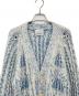 08sircus (ゼロエイトサーカス) KID MOHAIR CABLE CARDIGAN ブルー サイズ:1：15000円