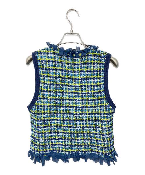 MAISON SPECIAL（メゾンスペシャル）MAISON SPECIAL (メゾンスペシャル) ニットベスト ネイビー サイズ:FREEの古着・服飾アイテム