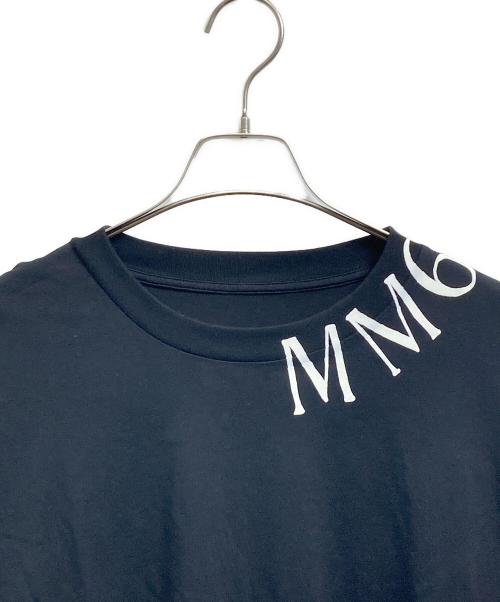 MM6 Maison Margiela（エムエムシックスメゾンマルジェラ）MM6 Maison Margiela (エムエムシックスメゾンマルジェラ) プリントカットソー ブラック サイズ:XSの古着・服飾アイテム