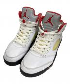 NIKEナイキ）の古着「ハイカットスニーカー　Jordan 5 Retro」｜ホワイト