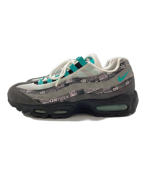 NIKE（ナイキ）NIKE (ナイキ) atmos (アトモス) AIR MAX 95 PRNT グレー×ブルー サイズ:26.5cmの古着・服飾アイテム