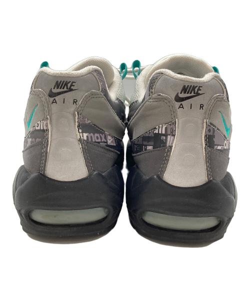 NIKE（ナイキ）NIKE (ナイキ) atmos (アトモス) AIR MAX 95 PRNT グレー×ブルー サイズ:26.5cmの古着・服飾アイテム