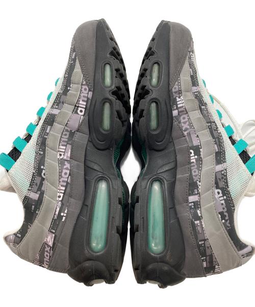 NIKE（ナイキ）NIKE (ナイキ) atmos (アトモス) AIR MAX 95 PRNT グレー×ブルー サイズ:26.5cmの古着・服飾アイテム