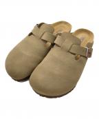 BIRKENSTOCKビルケンシュトック）の古着「スウェードシューズ　Boston」｜ベージュ