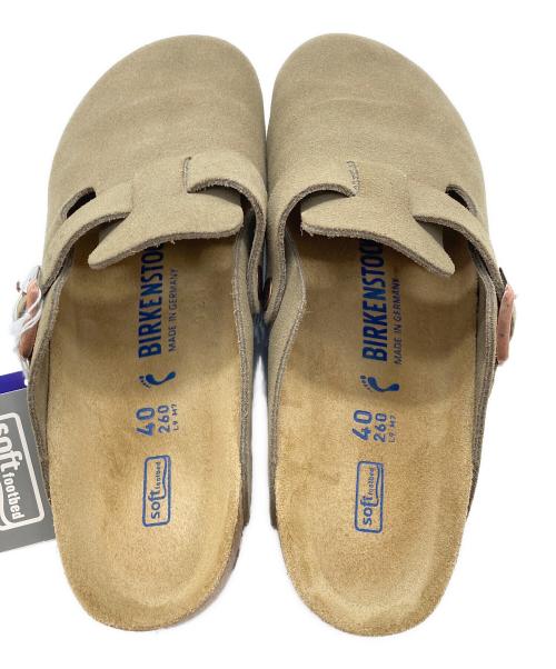 BIRKENSTOCK（ビルケンシュトック）BIRKENSTOCK (ビルケンシュトック) スウェードシューズ　Boston ベージュ サイズ:40の古着・服飾アイテム
