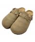 BIRKENSTOCK（ビルケンシュトック）の古着「スウェードシューズ　Boston」｜ベージュ