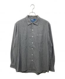 POLO RALPH LAUREN（ポロ・ラルフローレン）の古着「BONNARDチェックシャツ」｜グレー