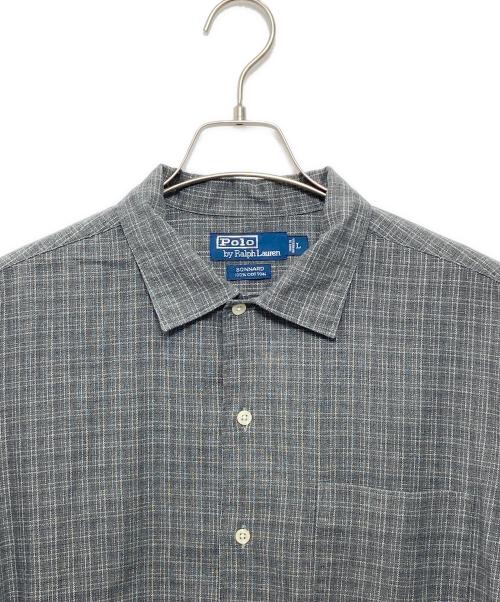 POLO RALPH LAUREN（ポロ・ラルフローレン）POLO RALPH LAUREN (ポロ・ラルフローレン) BONNARDチェックシャツ グレー サイズ:Lの古着・服飾アイテム