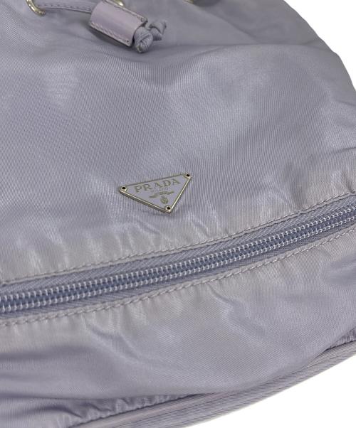 PRADA（プラダ）PRADA (プラダ) 巾着ポーチ パープルの古着・服飾アイテム