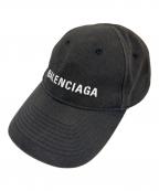 BALENCIAGAバレンシアガ）の古着「ロゴキャップ」｜ブラック
