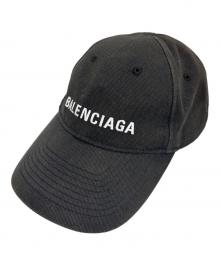 BALENCIAGA（バレンシアガ）の古着「ロゴキャップ」｜ブラック