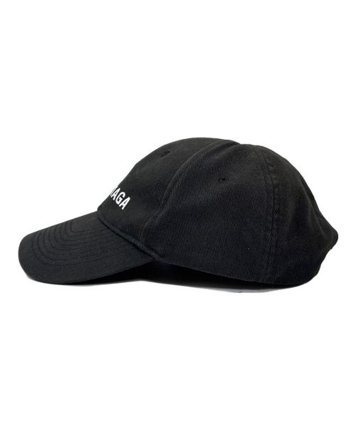 BALENCIAGA（バレンシアガ）BALENCIAGA (バレンシアガ) ロゴキャップ ブラック サイズ:L 58の古着・服飾アイテム