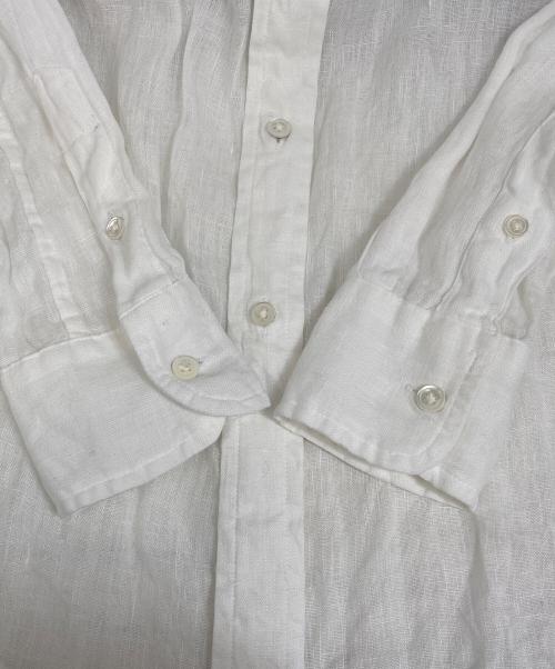 POLO RALPH LAUREN（ポロ・ラルフローレン）POLO RALPH LAUREN (ポロ・ラルフローレン) リネンシャツ ホワイト サイズ:XSの古着・服飾アイテム