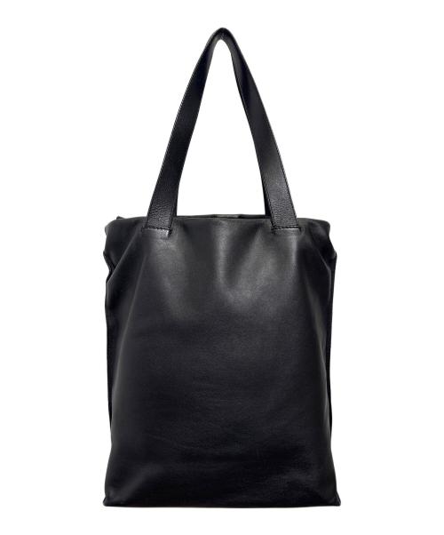LOEWE（ロエベ）LOEWE (ロエベ) アナグラムショッパーレザートートバッグ ブラックの古着・服飾アイテム