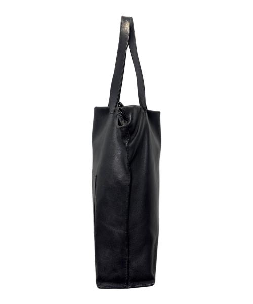 LOEWE（ロエベ）LOEWE (ロエベ) アナグラムショッパーレザートートバッグ ブラックの古着・服飾アイテム