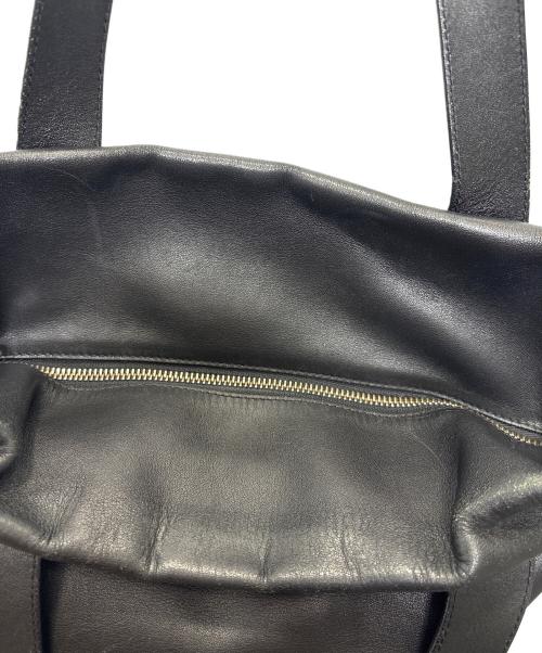 LOEWE（ロエベ）LOEWE (ロエベ) アナグラムショッパーレザートートバッグ ブラックの古着・服飾アイテム