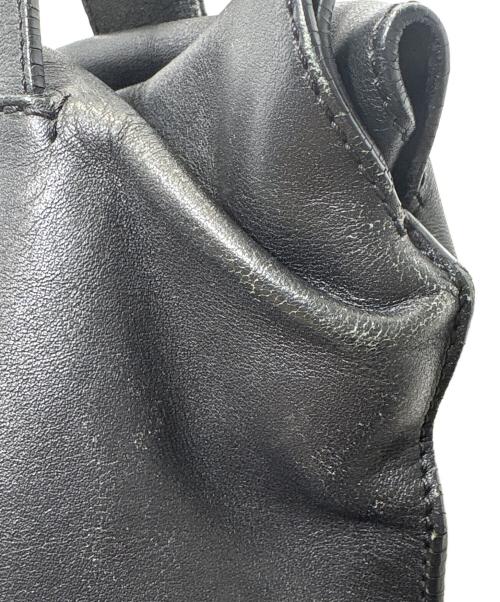 LOEWE（ロエベ）LOEWE (ロエベ) アナグラムショッパーレザートートバッグ ブラックの古着・服飾アイテム