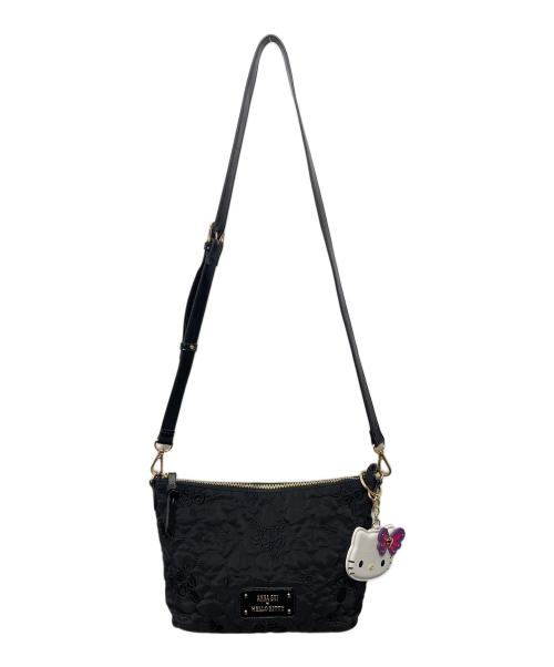 ANNA SUI（アナスイ）ANNA SUI (アナスイ) HELLO KITTY (ハローキティ) ショルダーバッグ ブラックの古着・服飾アイテム