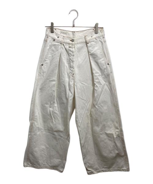 DRIES VAN NOTEN（ドリスヴァンノッテン）DRIES VAN NOTEN (ドリスヴァンノッテン) デニムパンツ ホワイト サイズ:34の古着・服飾アイテム