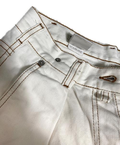 DRIES VAN NOTEN（ドリスヴァンノッテン）DRIES VAN NOTEN (ドリスヴァンノッテン) デニムパンツ ホワイト サイズ:34の古着・服飾アイテム