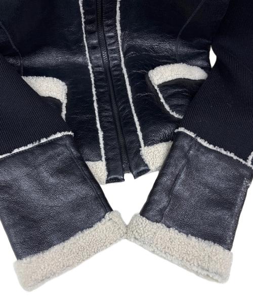 CHANEL（シャネル）CHANEL (シャネル) ココマークシャーリングムートンジャケット ブラック サイズ:38の古着・服飾アイテム