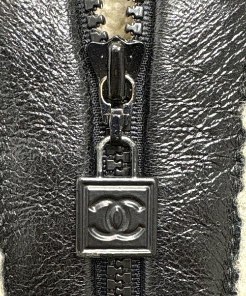 CHANEL（シャネル）CHANEL (シャネル) ココマークシャーリングムートンジャケット ブラック サイズ:38の古着・服飾アイテム