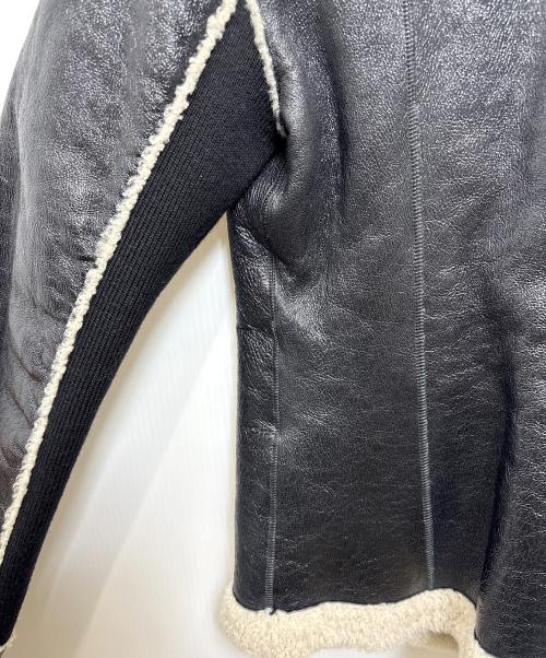 CHANEL（シャネル）CHANEL (シャネル) ココマークシャーリングムートンジャケット ブラック サイズ:38の古着・服飾アイテム