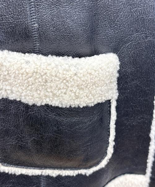 CHANEL（シャネル）CHANEL (シャネル) ココマークシャーリングムートンジャケット ブラック サイズ:38の古着・服飾アイテム