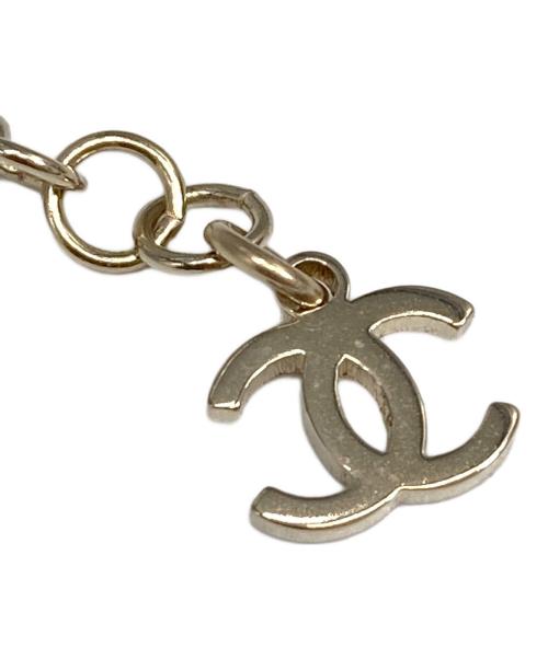 CHANEL（シャネル）CHANEL (シャネル) ココマーク メタルストラスパールブレスレット ゴールドの古着・服飾アイテム