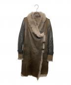 Karl Donoghueカールドノヒュー）の古着「ムートンコート」｜ブラウン
