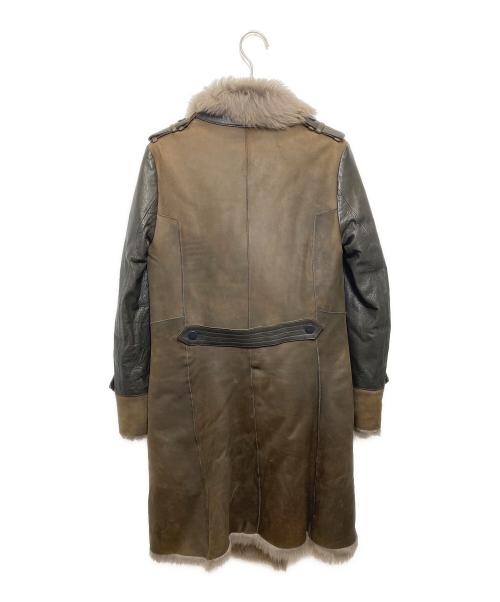 Karl Donoghue（カールドノヒュー）Karl Donoghue (カールドノヒュー) ムートンコート ブラウン サイズ:Sの古着・服飾アイテム