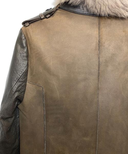 Karl Donoghue（カールドノヒュー）Karl Donoghue (カールドノヒュー) ムートンコート ブラウン サイズ:Sの古着・服飾アイテム
