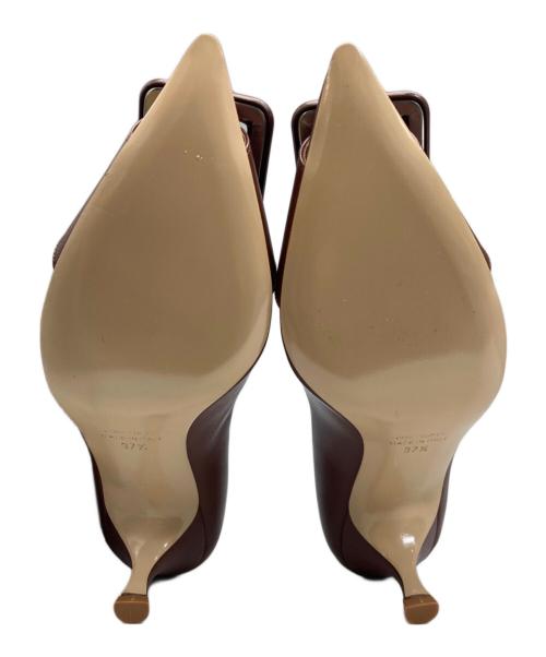 NEBULONIE（ネブローニ）NEBULONIE (ネブローニ) バックル付きパンプス ブラウン サイズ:SIZE 37 1/2 未使用品の古着・服飾アイテム