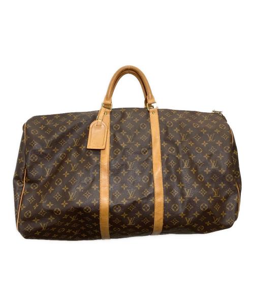 LOUIS VUITTON（ルイ ヴィトン）LOUIS VUITTON (ルイ ヴィトン) キーポル55 モノグラム ボストンバッグ ブラウンの古着・服飾アイテム